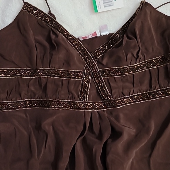 Y2k JLo beaded cami. Size large. NWT - Picture 4 of 4